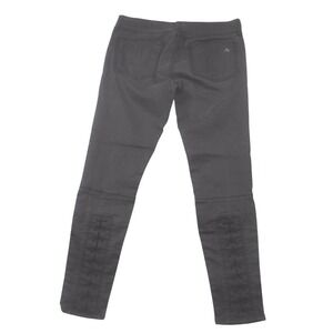 Rag & Bone Skinny Jeans Grey Lace Up Back Leg Moto Denim Made in USA Size 29